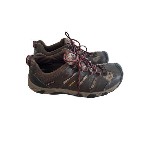 Keen Koven Low Brown Leather Hiking Camp Boots Shoes 1011828 Men’s Size 13 W main image 4
